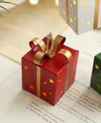 Luminous Red Gift Box with Lights