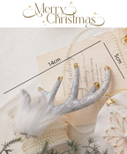 Silver Majesty Elk Ornament