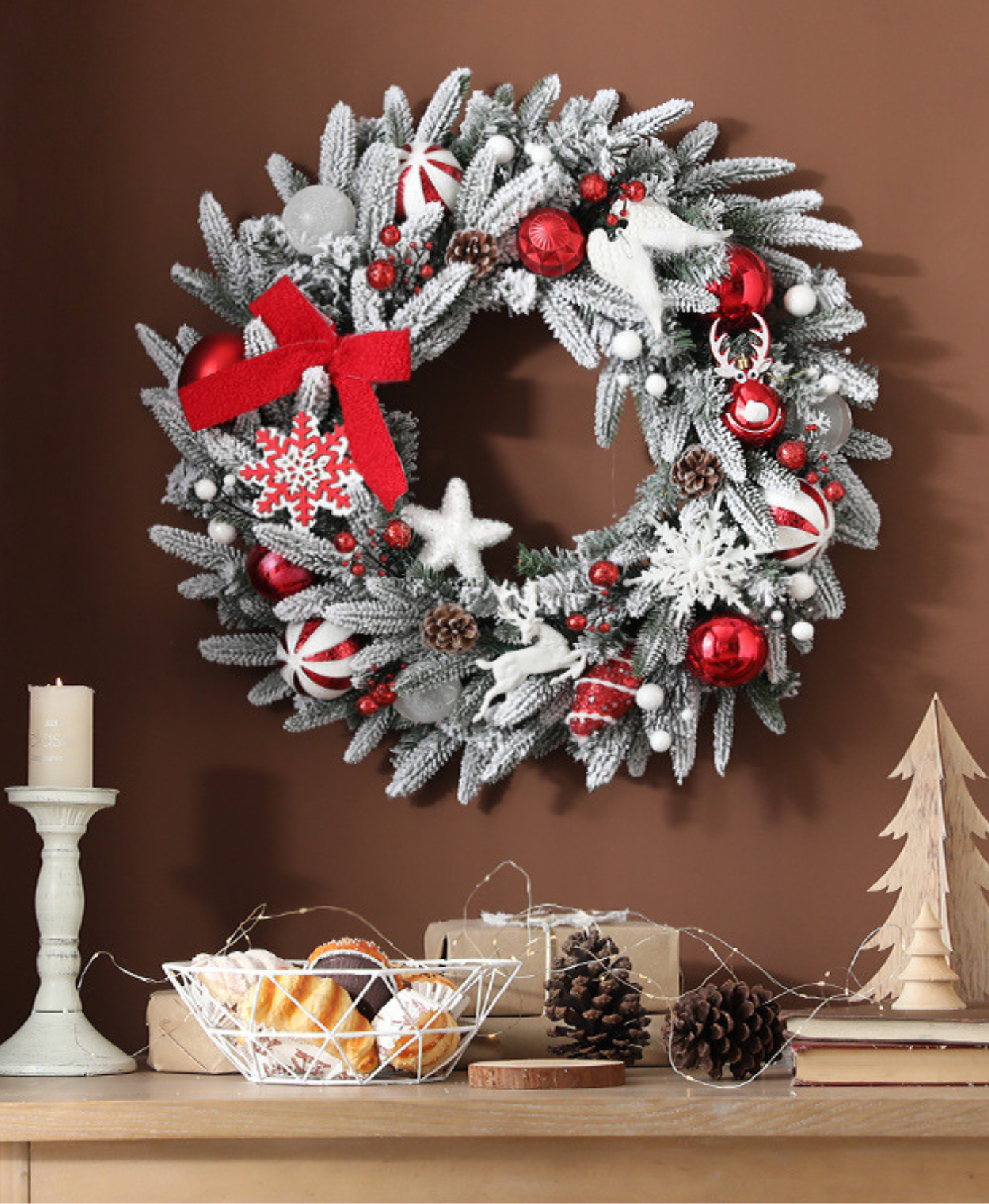 Holiday Meadow Wreath Series