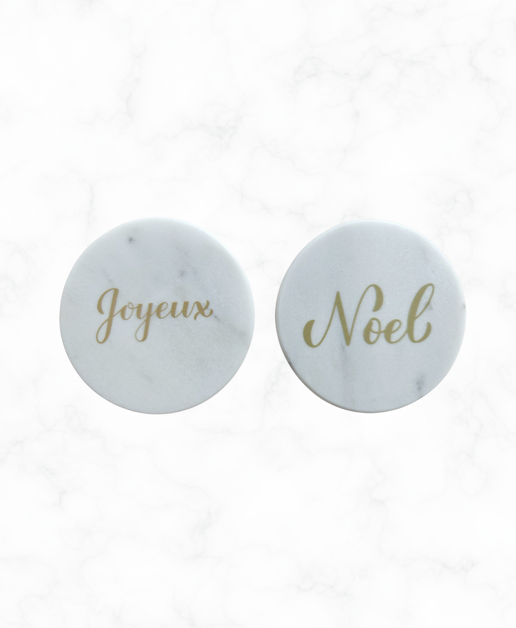 GIFTING INSPIRATION - Christmas Marble Coaster