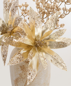 White Christmas Flower Ornament
