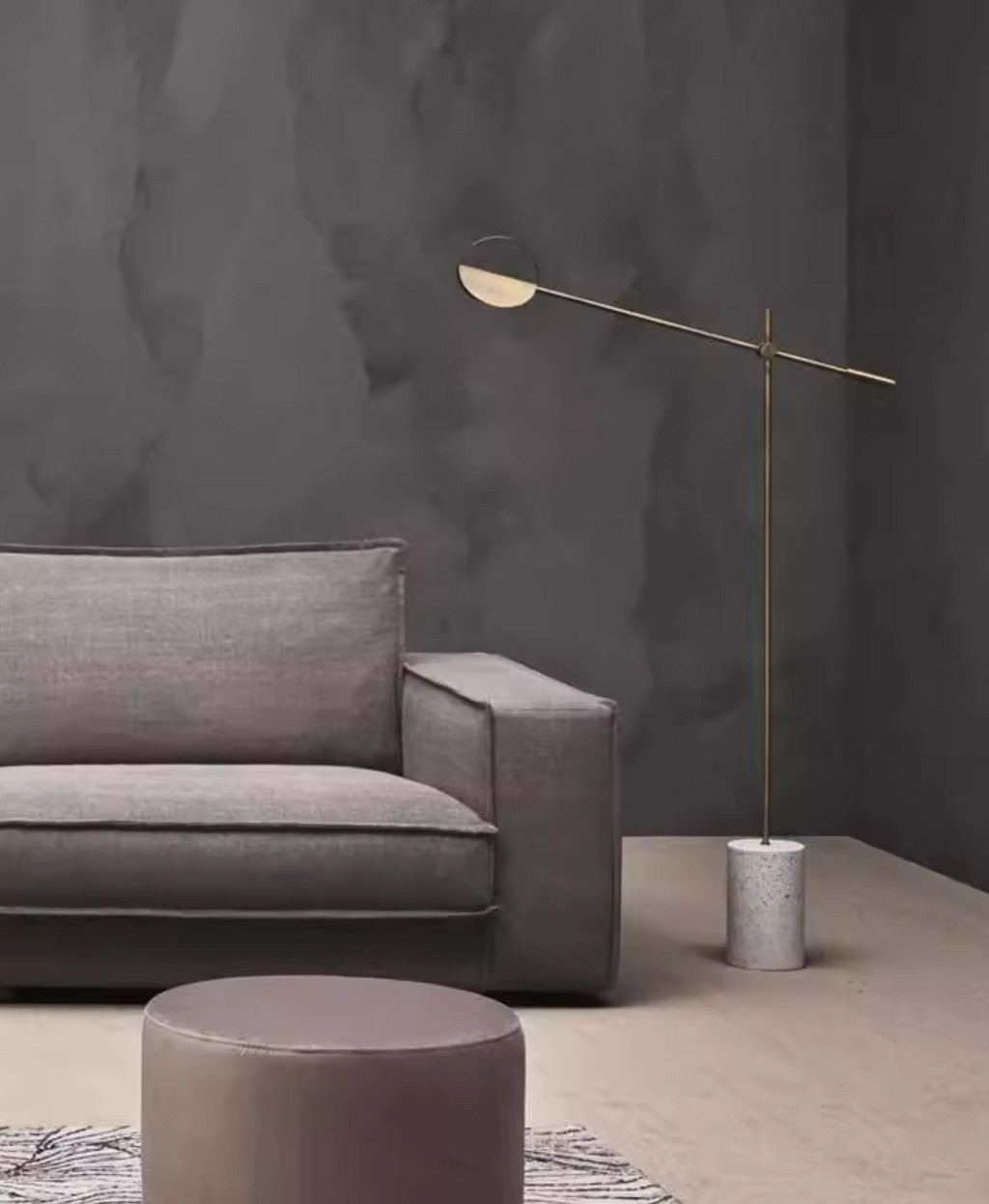Golden Floor Lamp