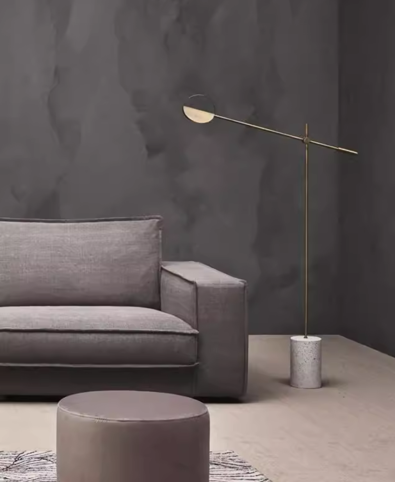 Golden Floor Lamp