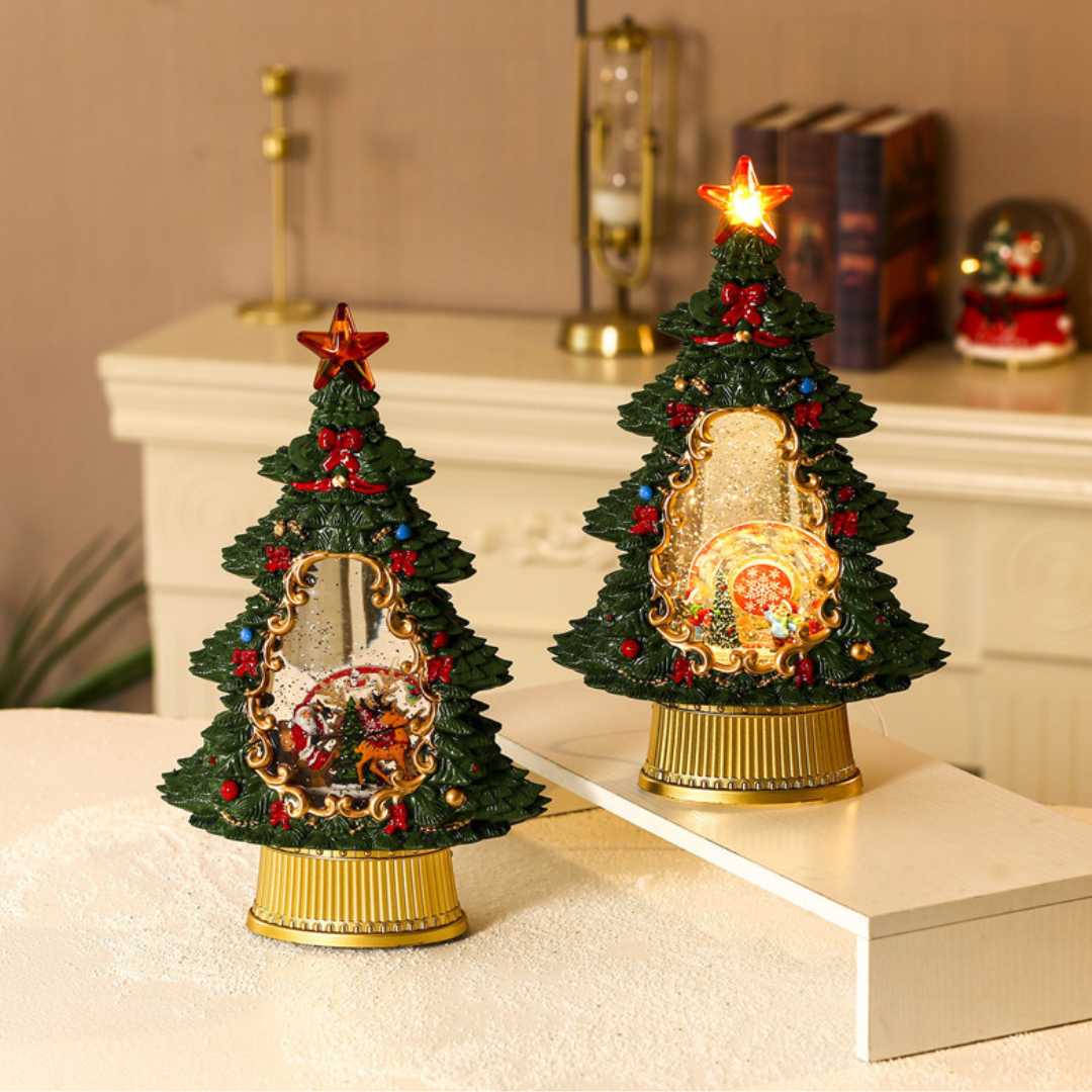 Christmas Tree Holiday Light and Music Box