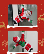 Santa's Climb Christmas Decoration