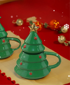 Holiday Tree Stacked Mug Set