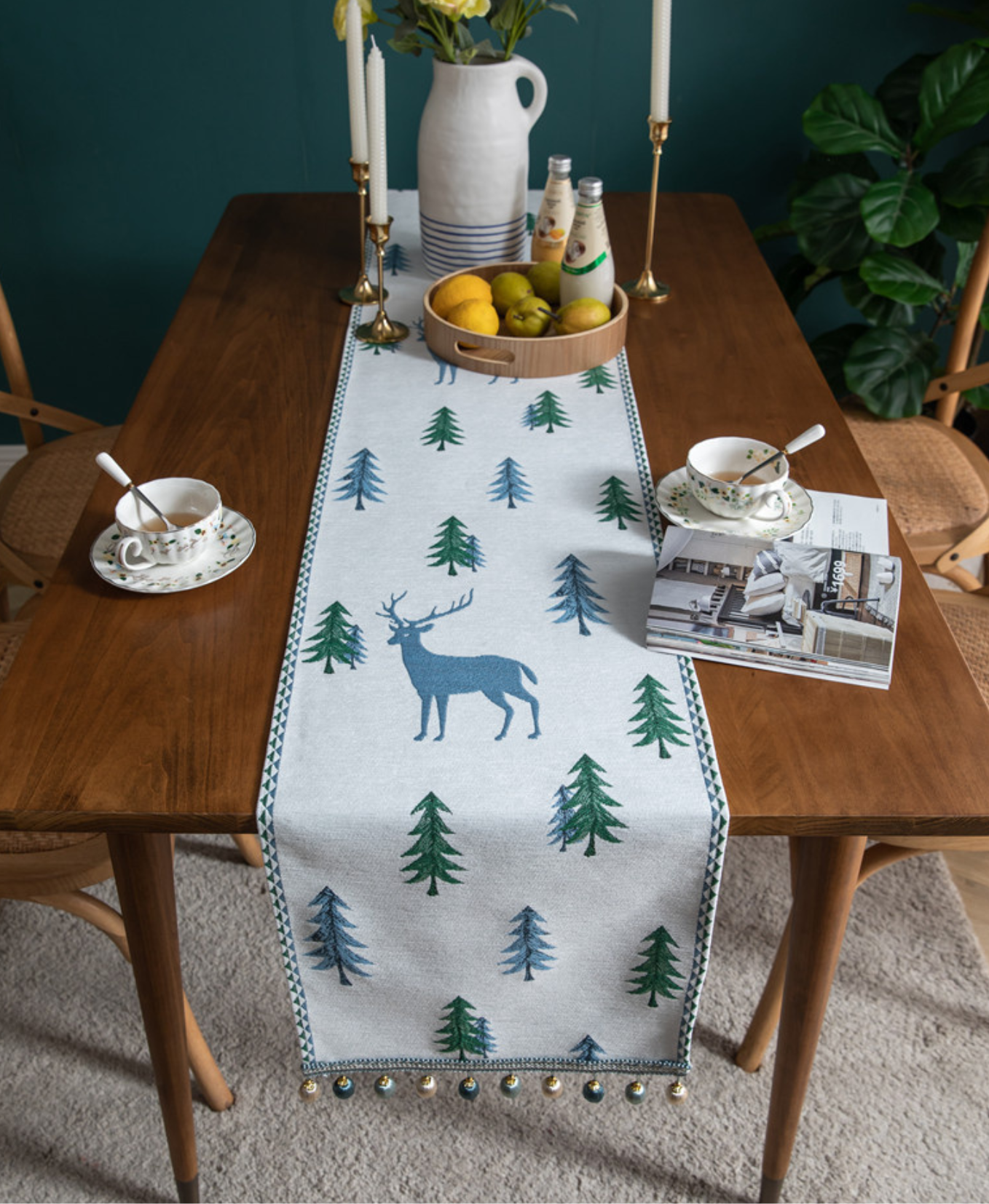 Alpine Holiday Table Runner