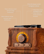 GIFTING INSPIRATION - Vintage Gramophone Bluetooth Speaker