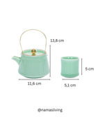 GIFTING INSPIRATION - Bamboo Jade Ceramic Tea Set