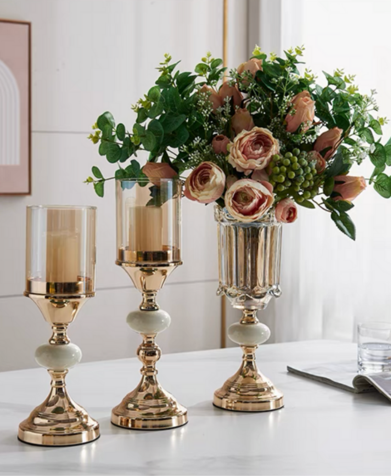 Sonia Flowers & Vase