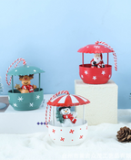 Santa & Snowman Parachute Ornaments