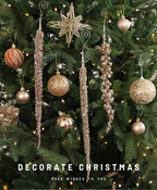 Glitter Sequin Branch Ornament