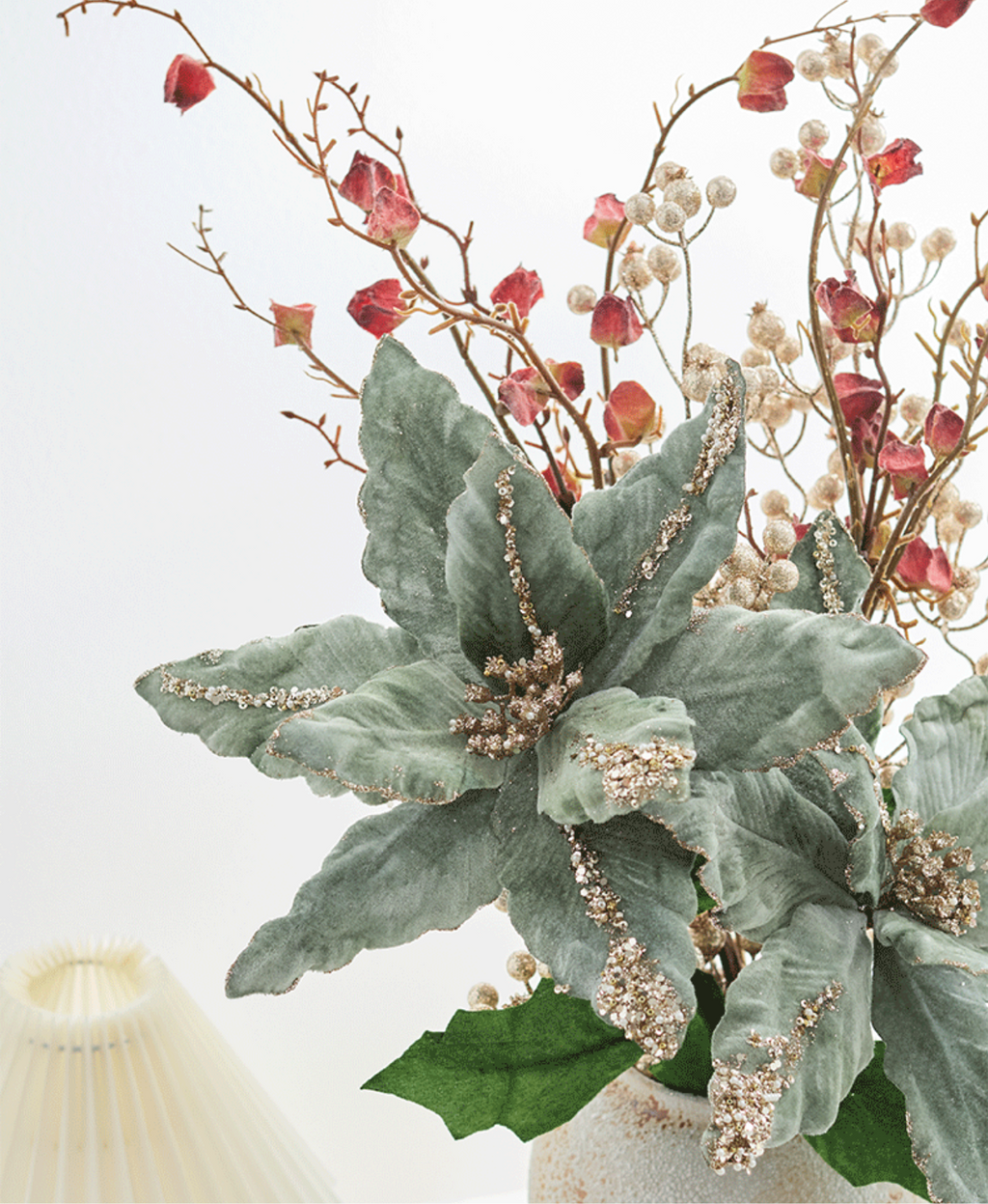 Christmas Velvet Bloom Ornament
