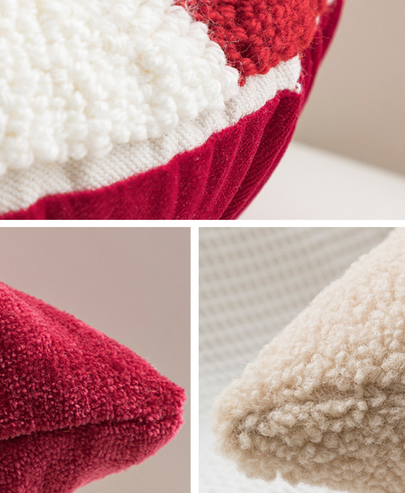 Holiday Twist Round Pillow