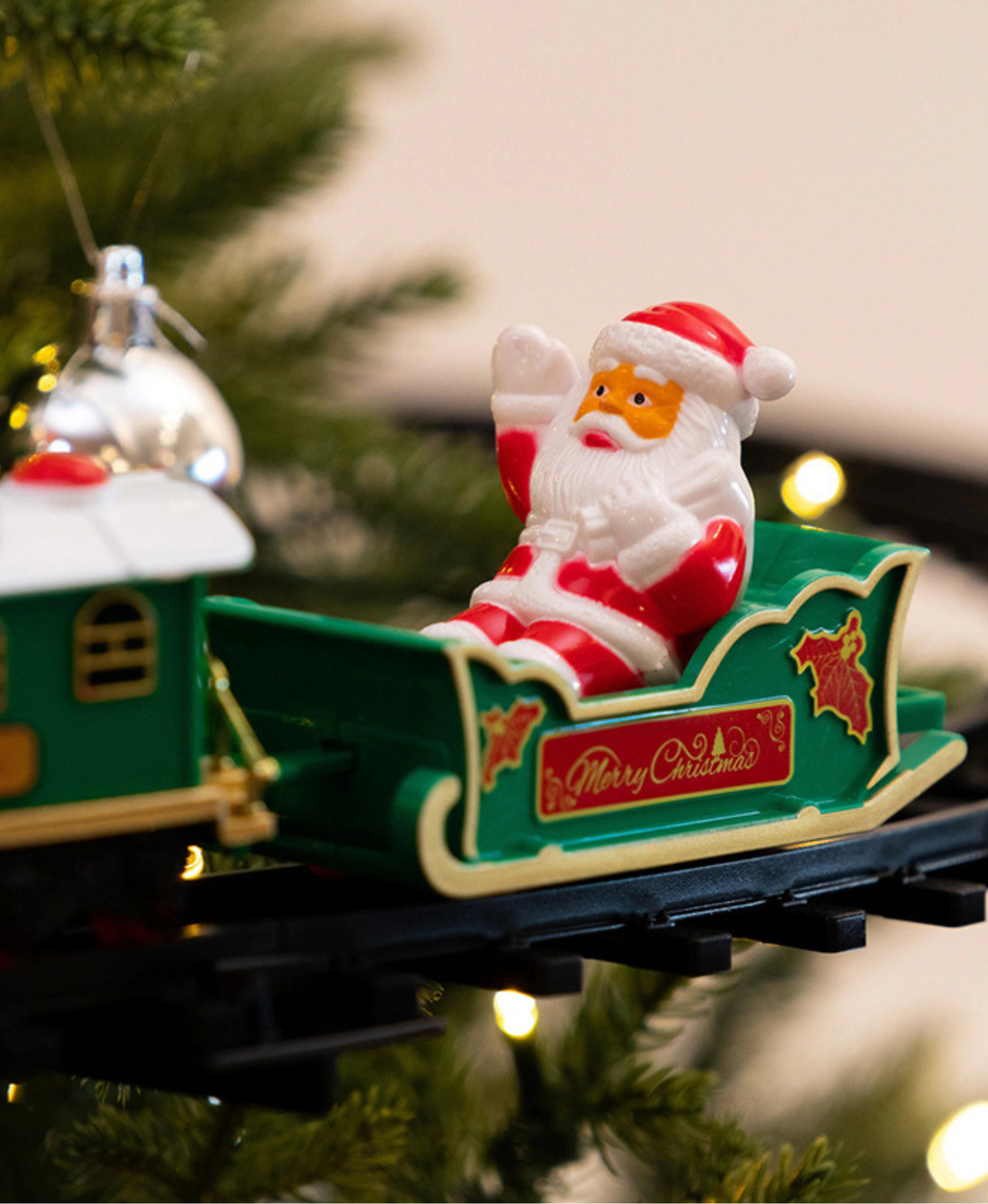 Santa’s Freight Tree Train - Suspended Rail Edition