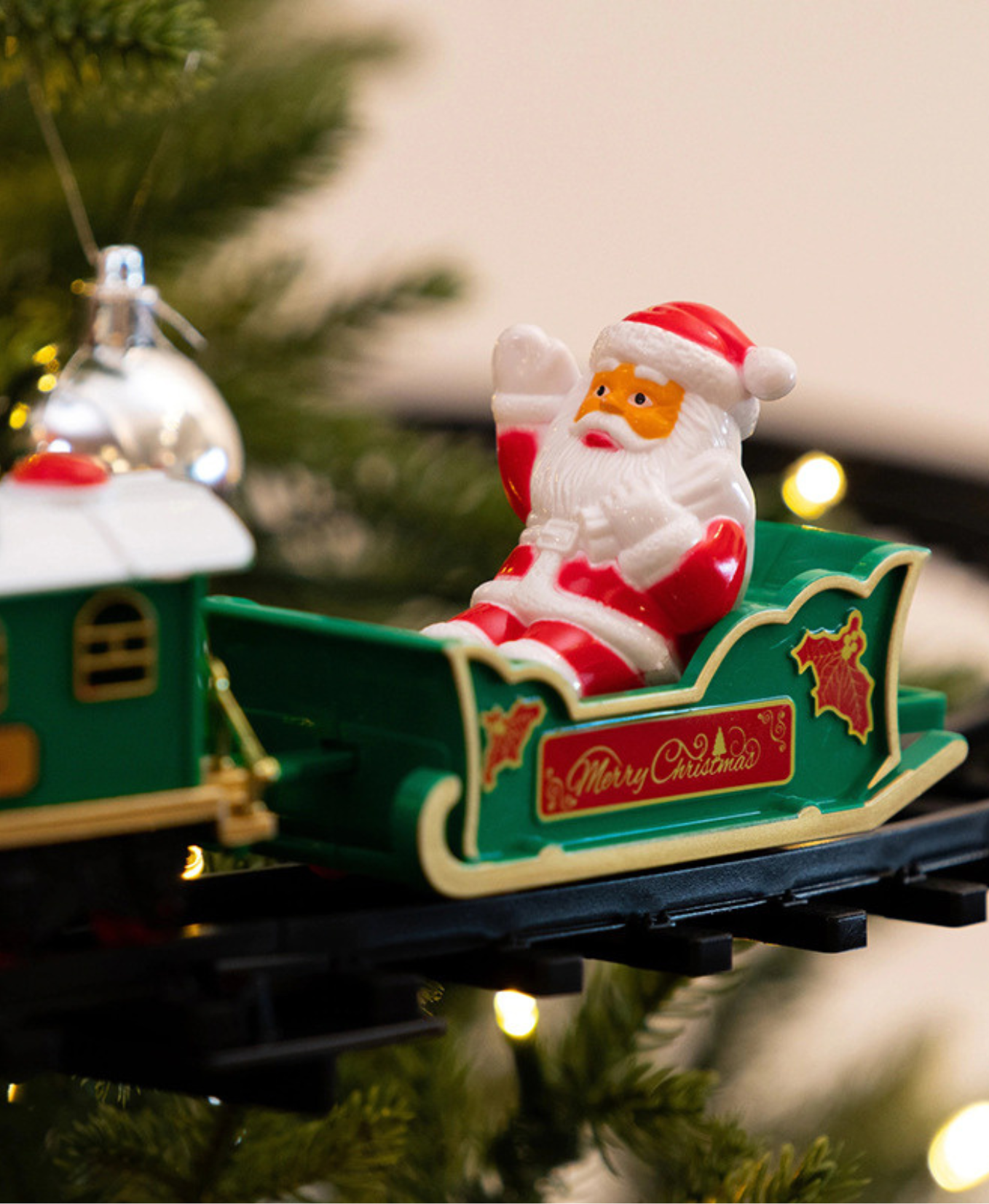 Santa’s Freight Tree Train - Suspended Rail Edition