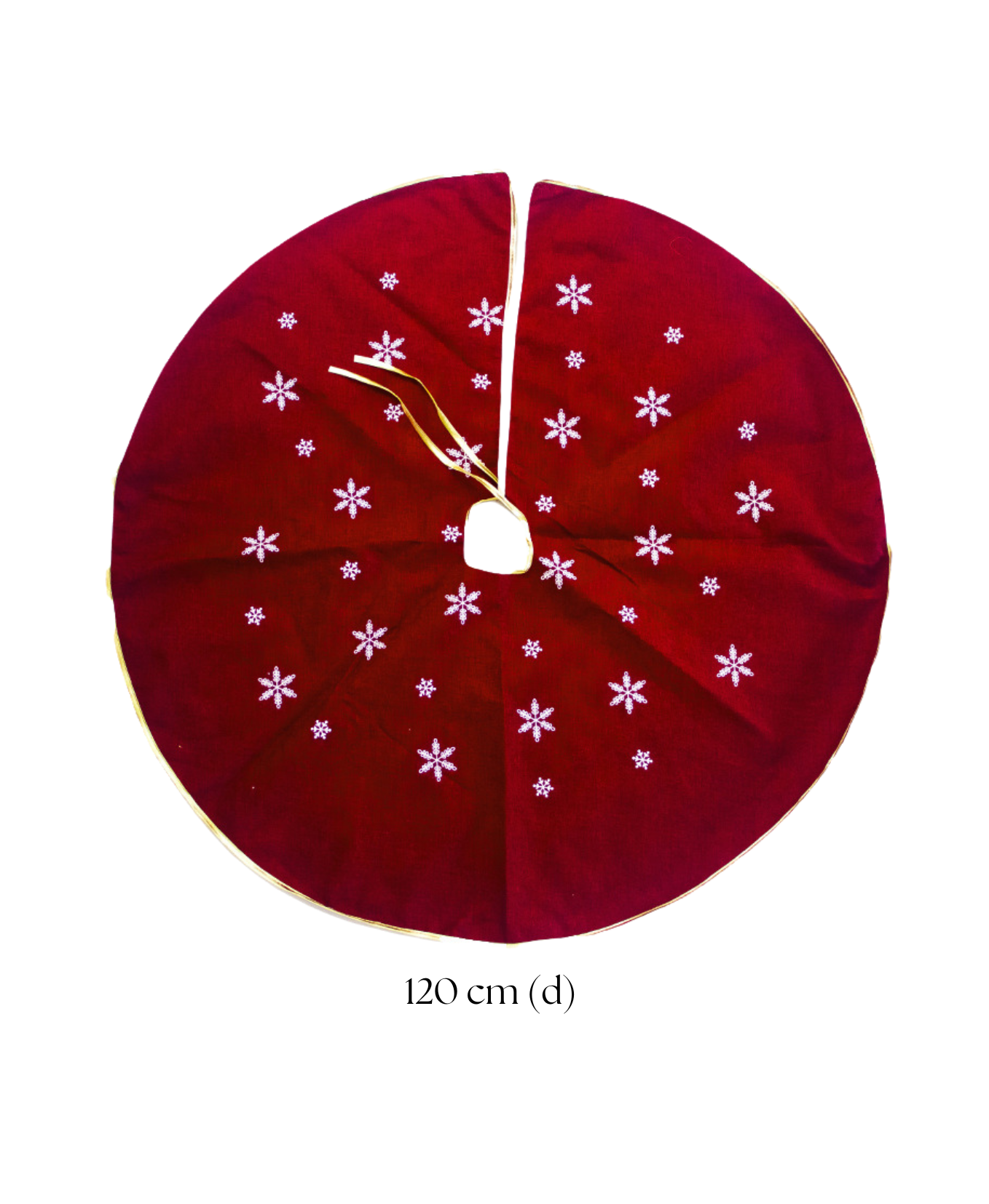 Red Snowflake Tree Skirt