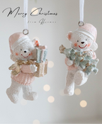 Christmas Bear Couple Ornament