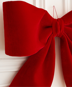Grand Velvet Christmas Bow Décor