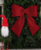 Grand Velvet Christmas Bow Décor