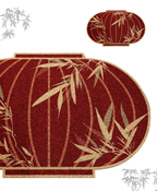 Lantern Garden Floor Mat