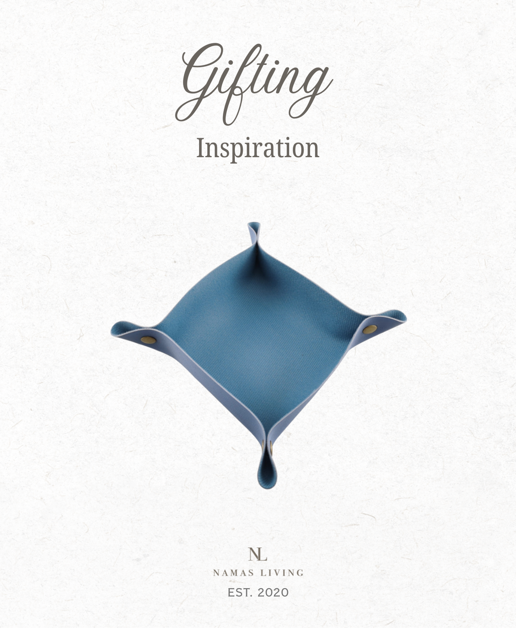 GIFTING INSPIRATION - Italian Leather Tray Organizer