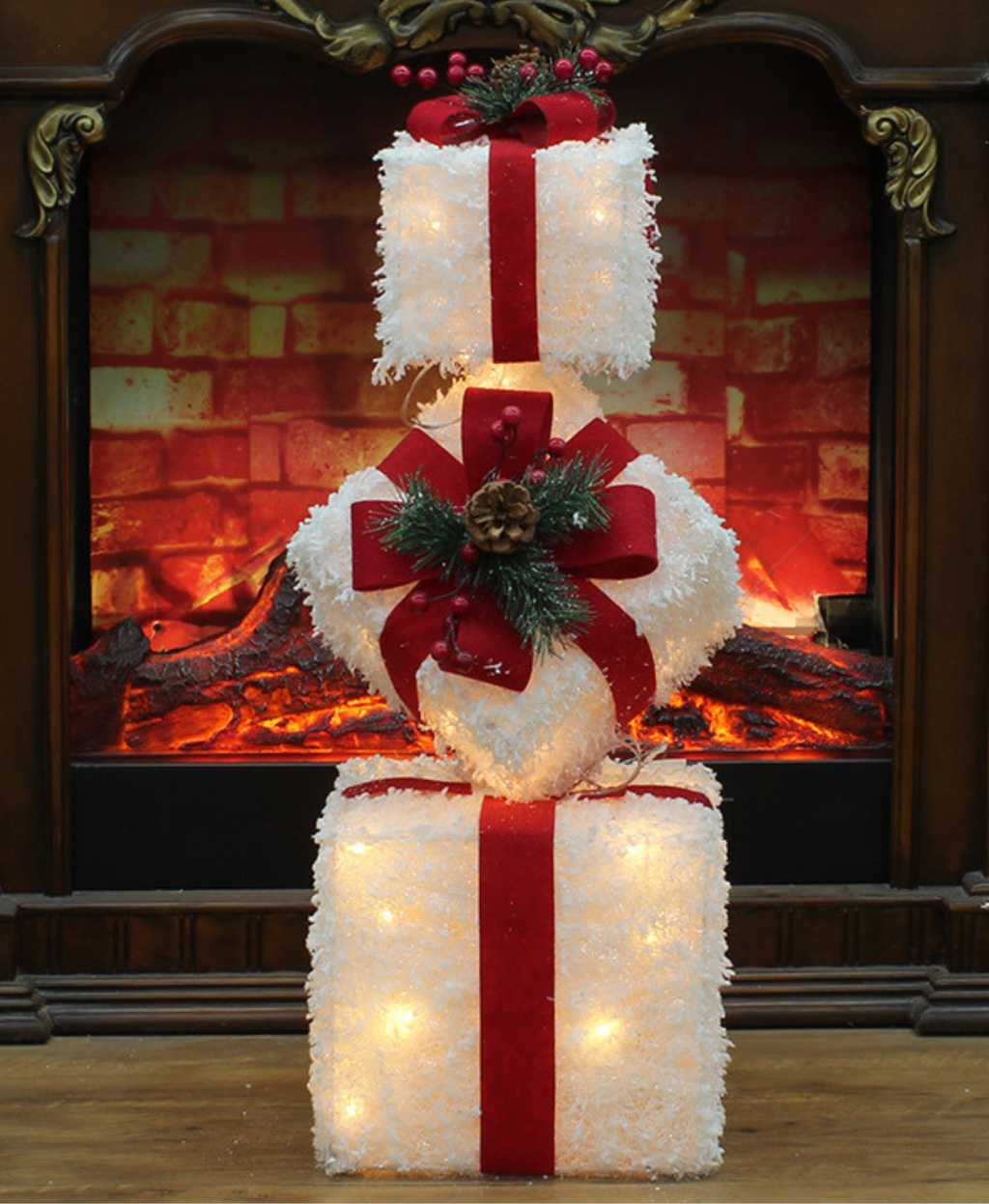 Holiday Giftbox  LED Ornament