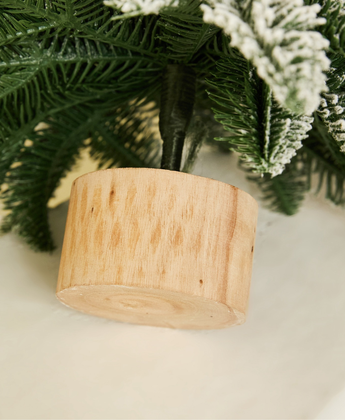 Minimalist Frosted Pine Mini Christmas Tree