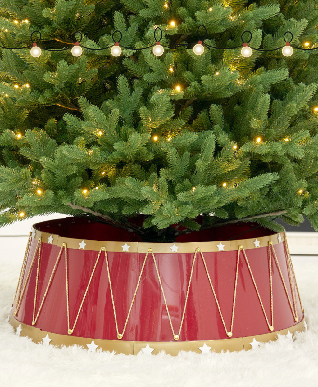 Christmas Drum Tree Collar