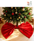 Red Bow Christmas Tree Skirt
