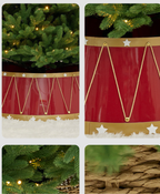 Christmas Drum Tree Collar