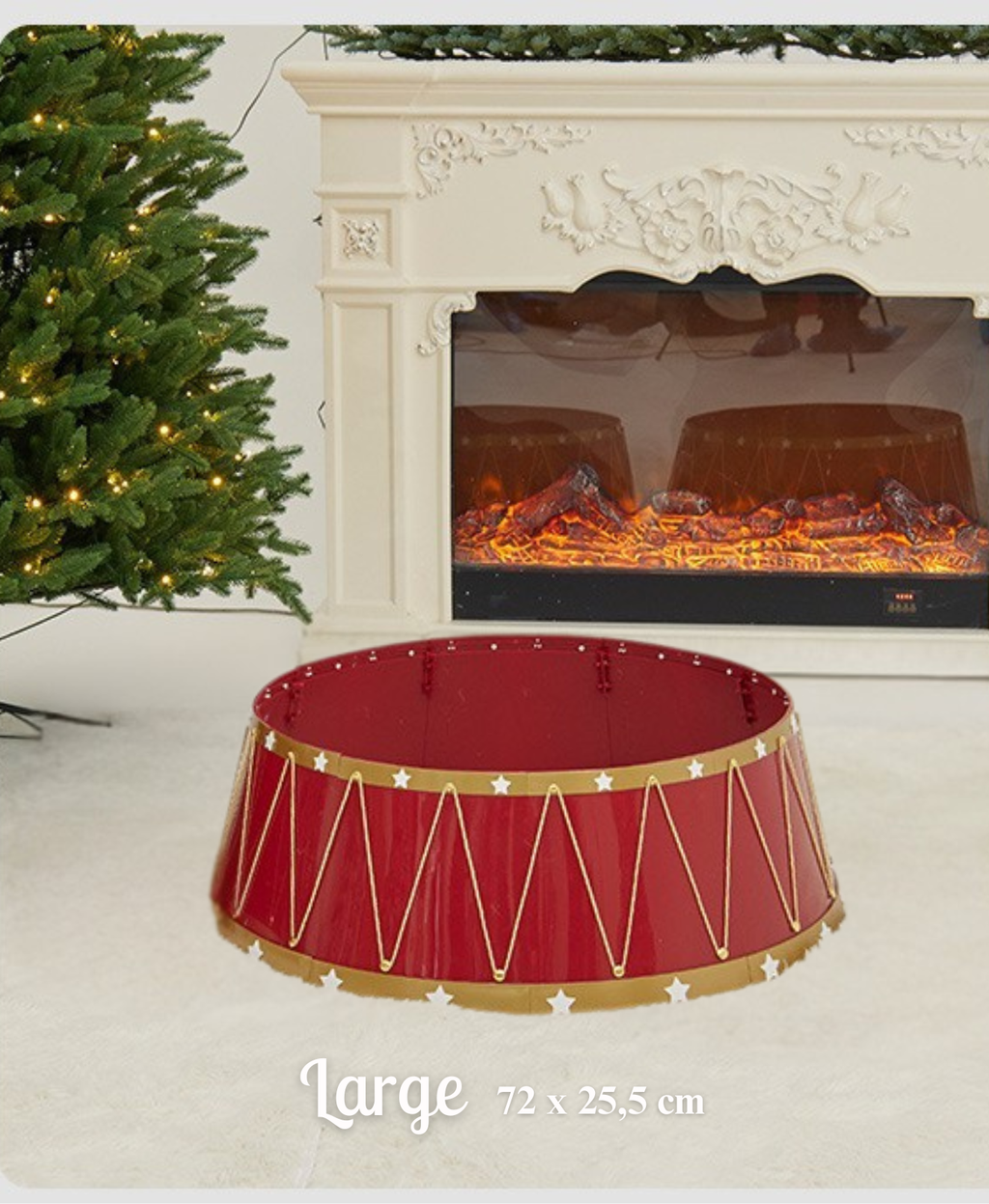 Christmas Drum Tree Collar