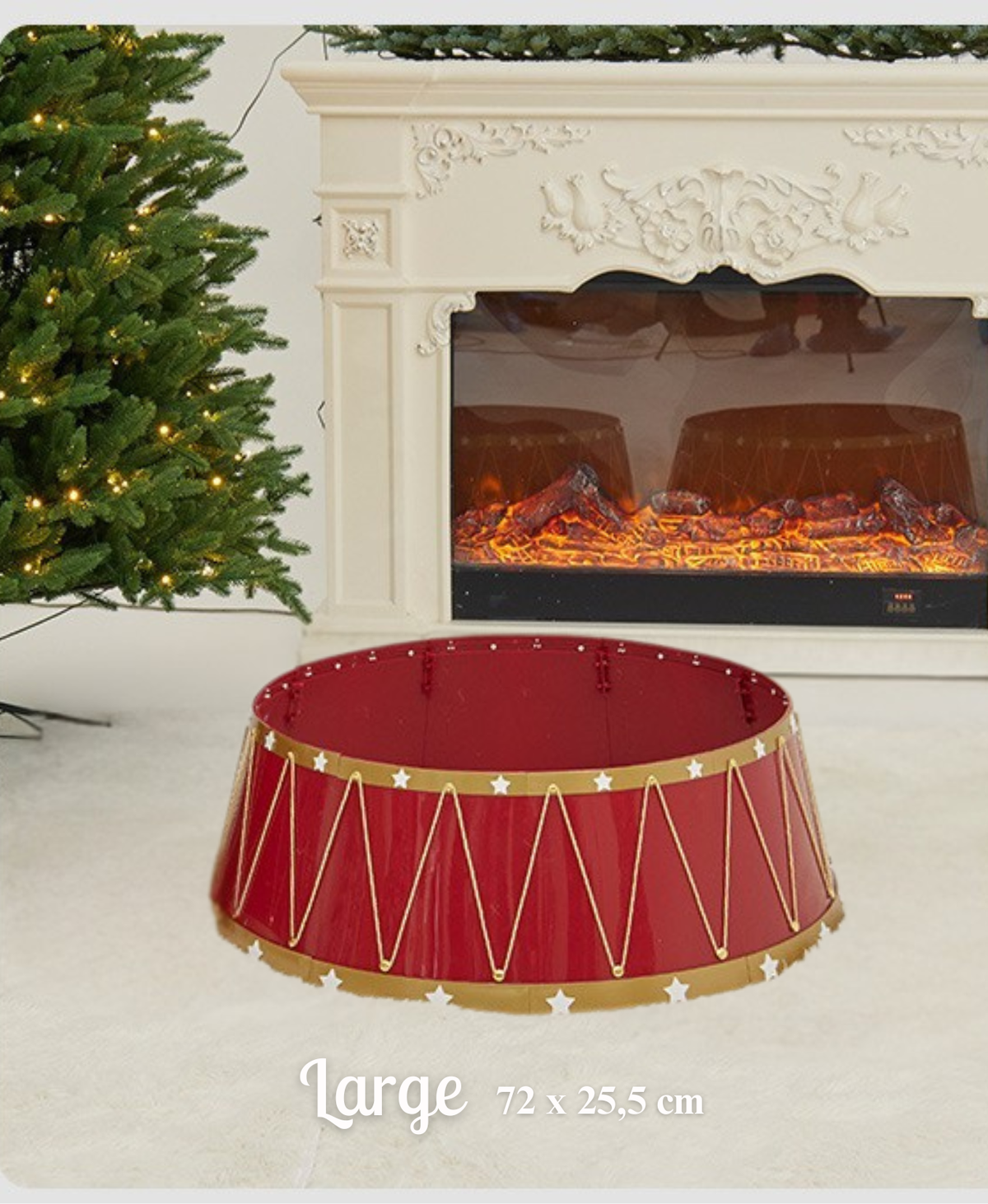 Christmas Drum Tree Collar
