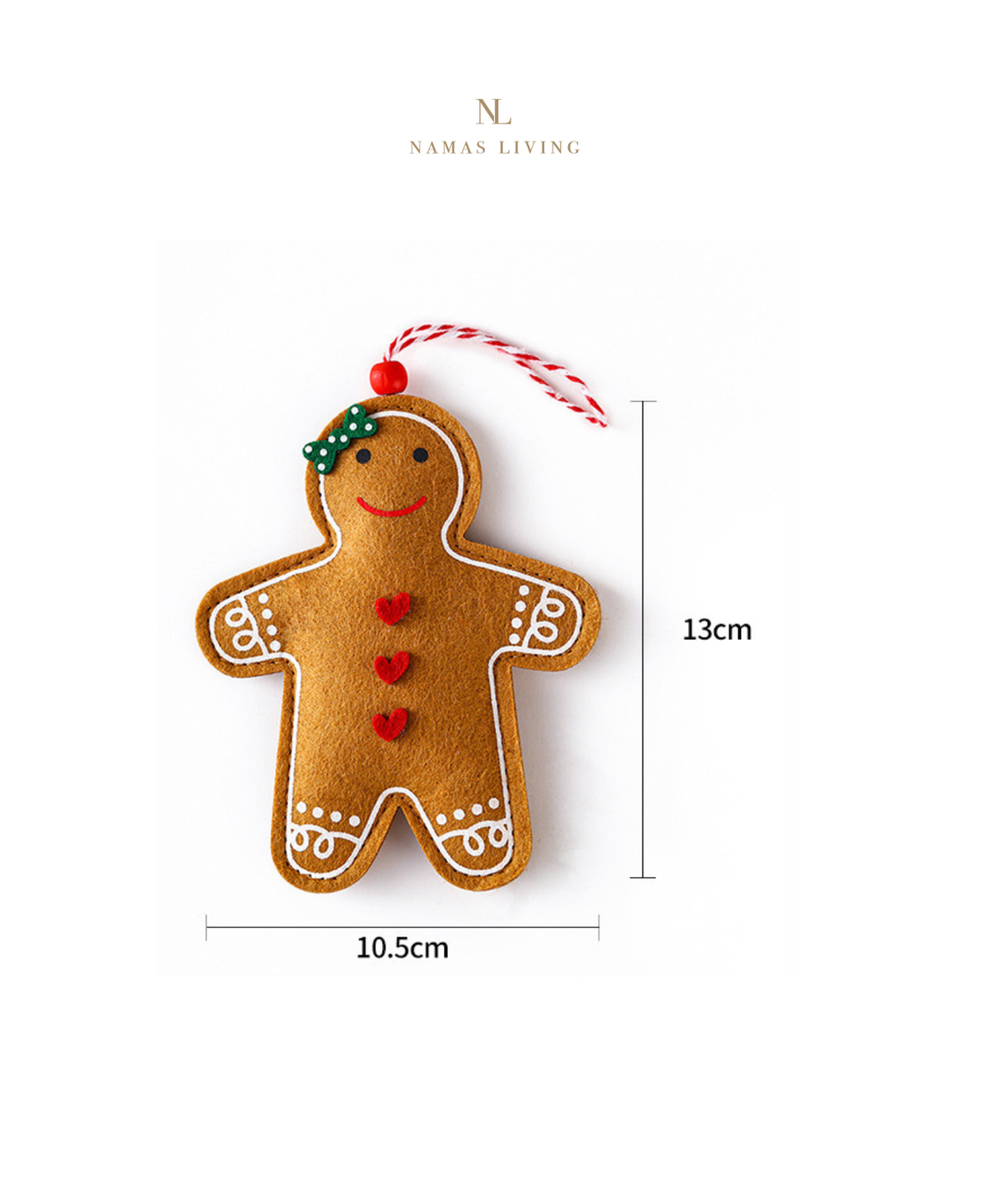 Gingerbread Man Tree Ornament