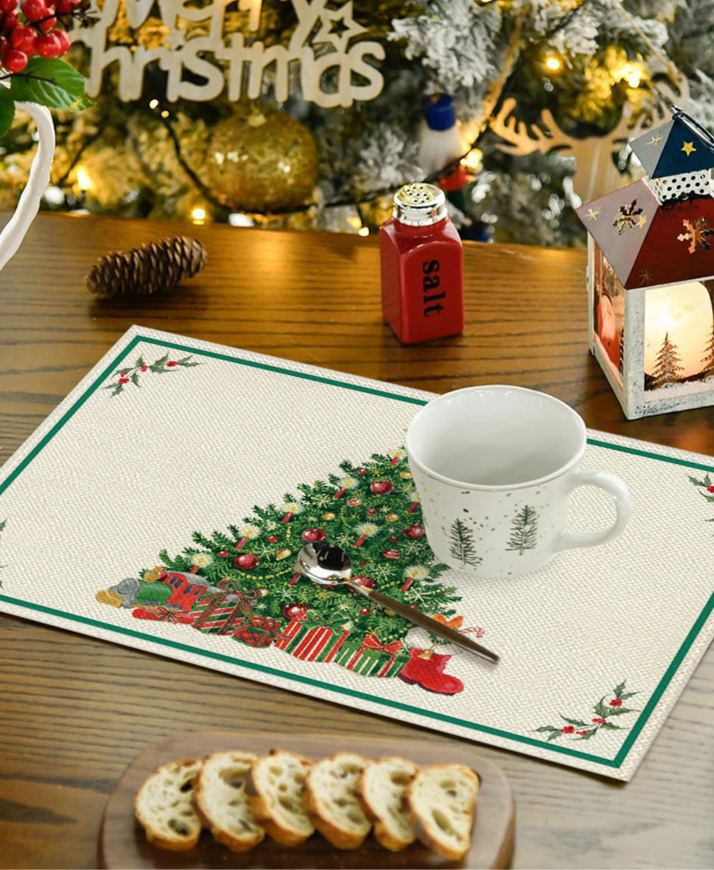Christmas Dining Placemats Set