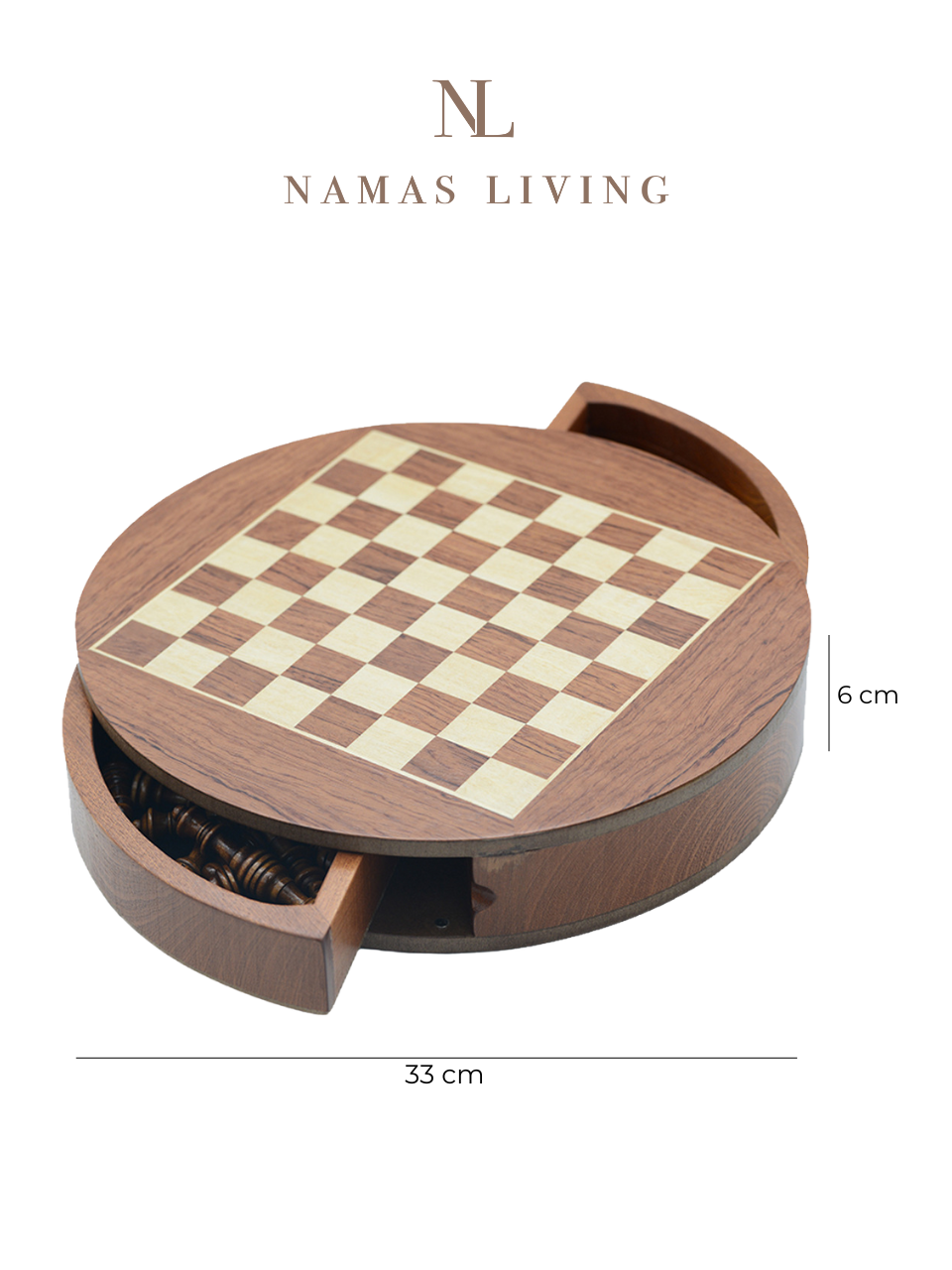 Premium Real Wood Chess Board