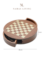 Premium Real Wood Chess Board