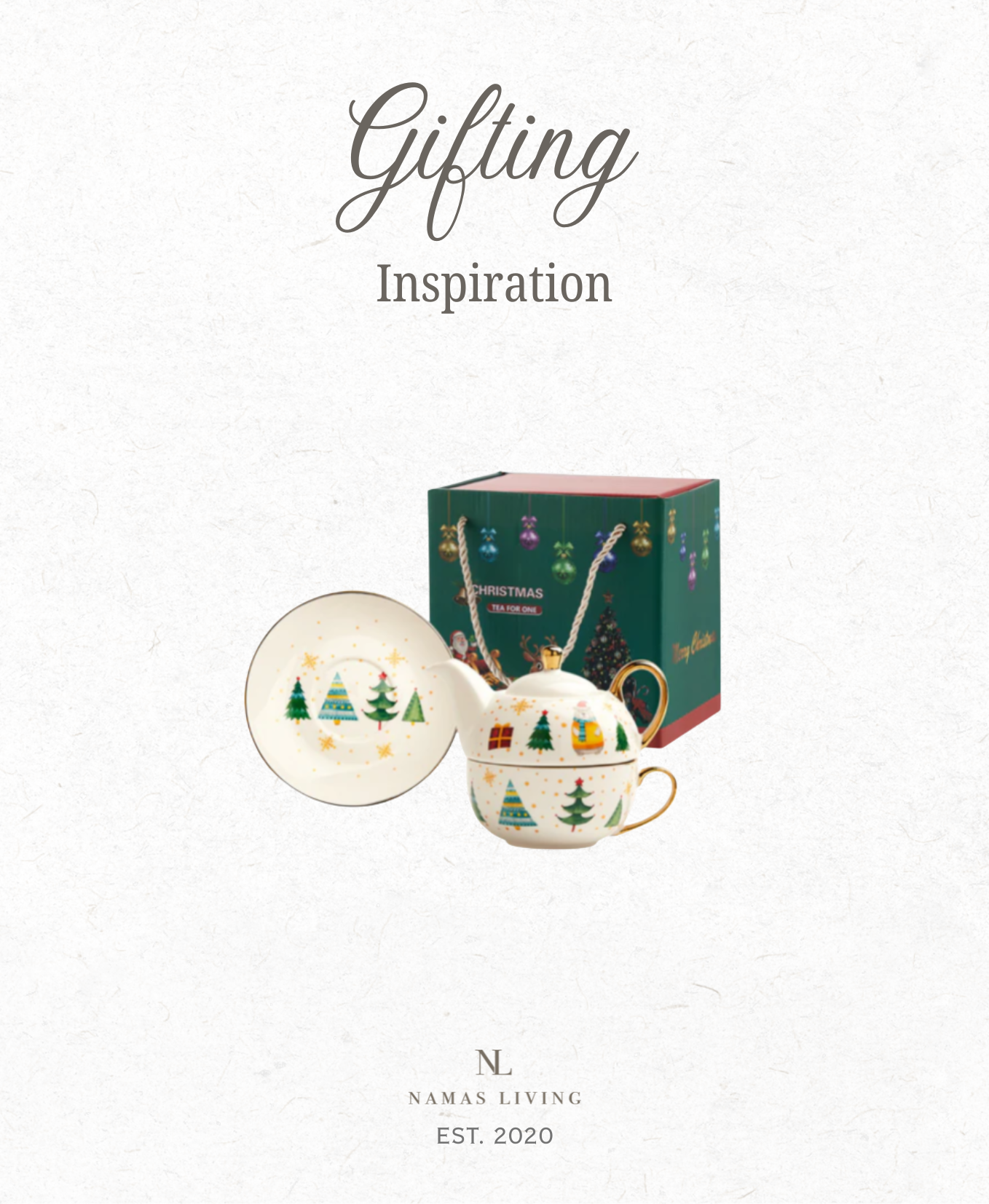 GIFTING NSPIRATION - Christmas Tea Pot Series