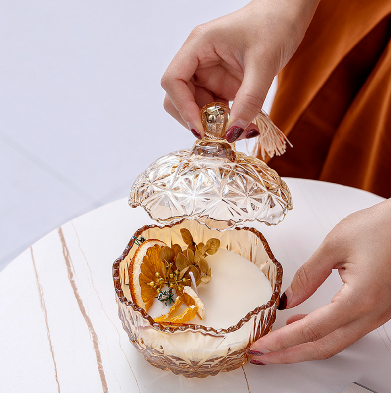Amber Jar Fragrance Candle