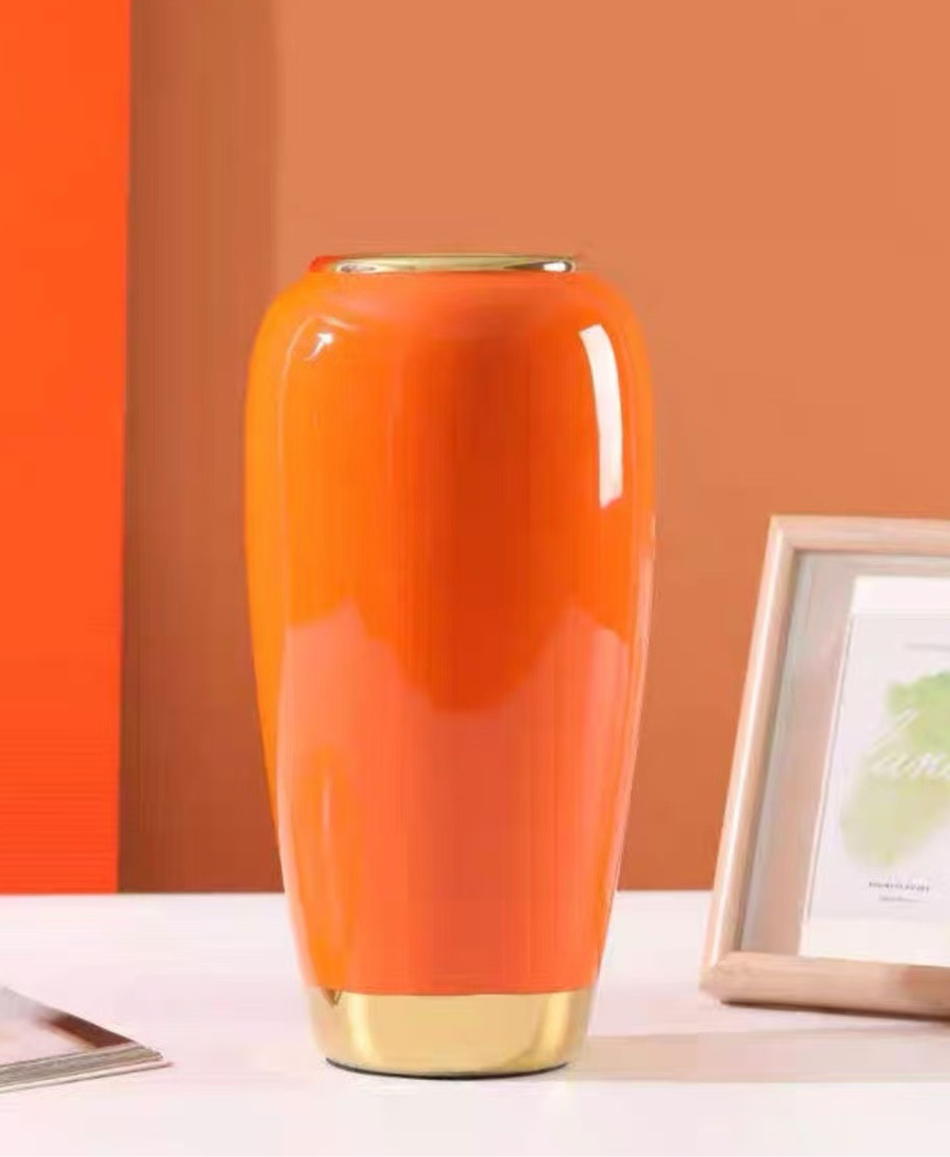 CNY Decorative Ceramic Flowers and Vase