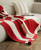 Modern Abstract Throw Blanket