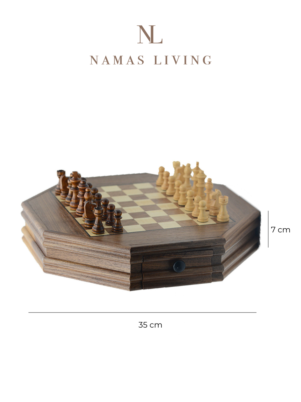 Premium Real Wood Chess Board