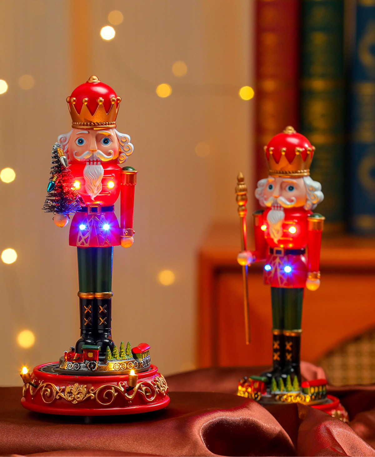 Nutcracker Musical Rotating Train