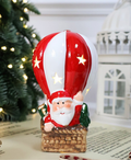 Santa Hot Air Balloon LED Ornament