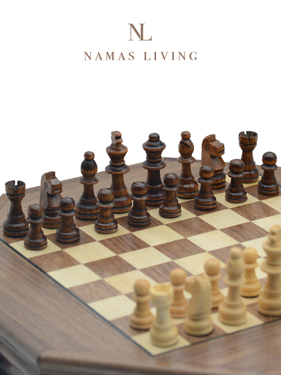Premium Real Wood Chess Board