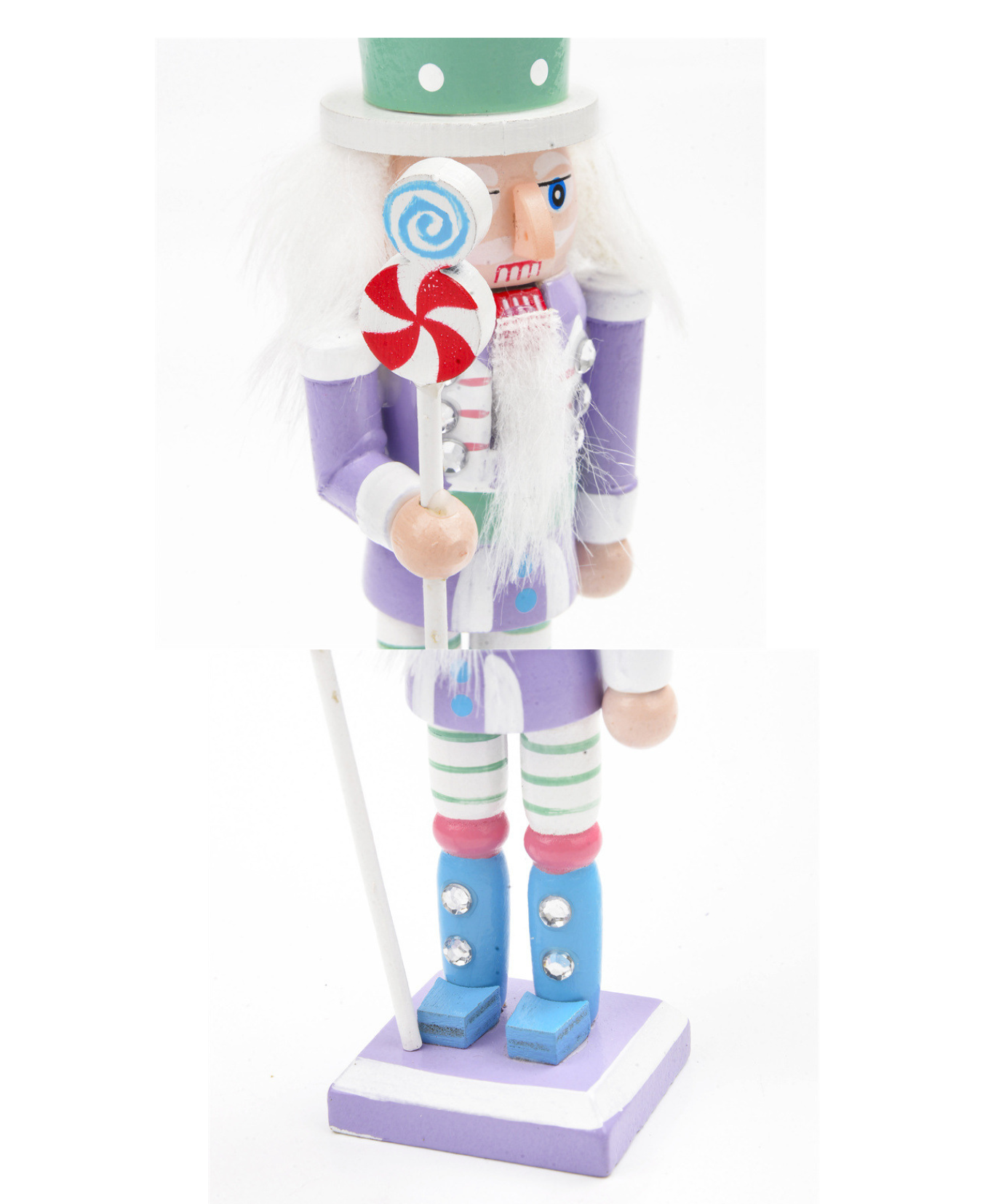Pastel Macaroon Candy Nutcrackers Set