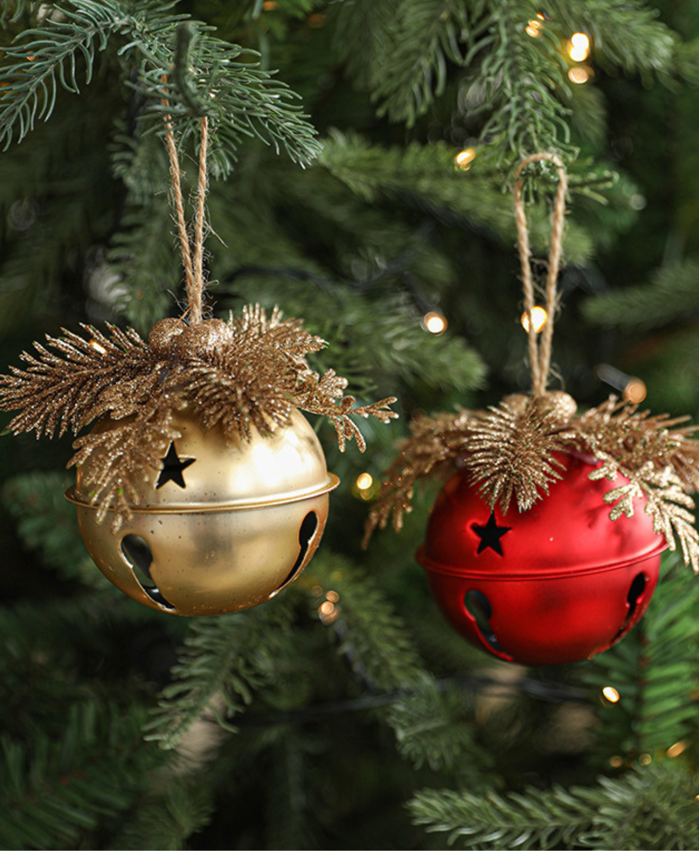 Classic Pine Bell Ornament