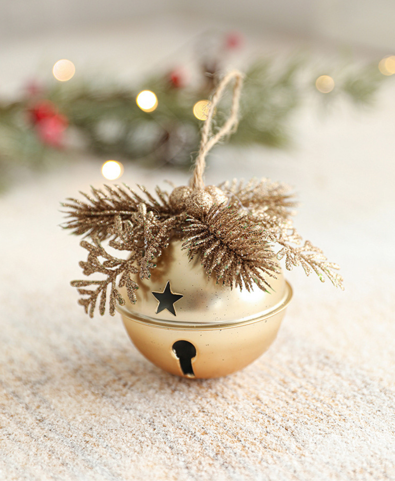 Classic Pine Bell Ornament