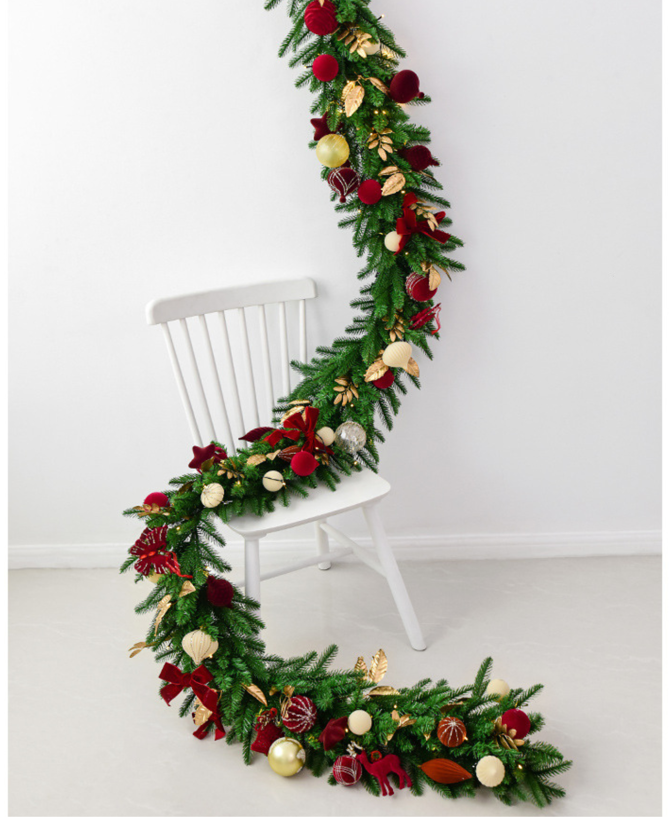 Classic Velvet Christmas Garland