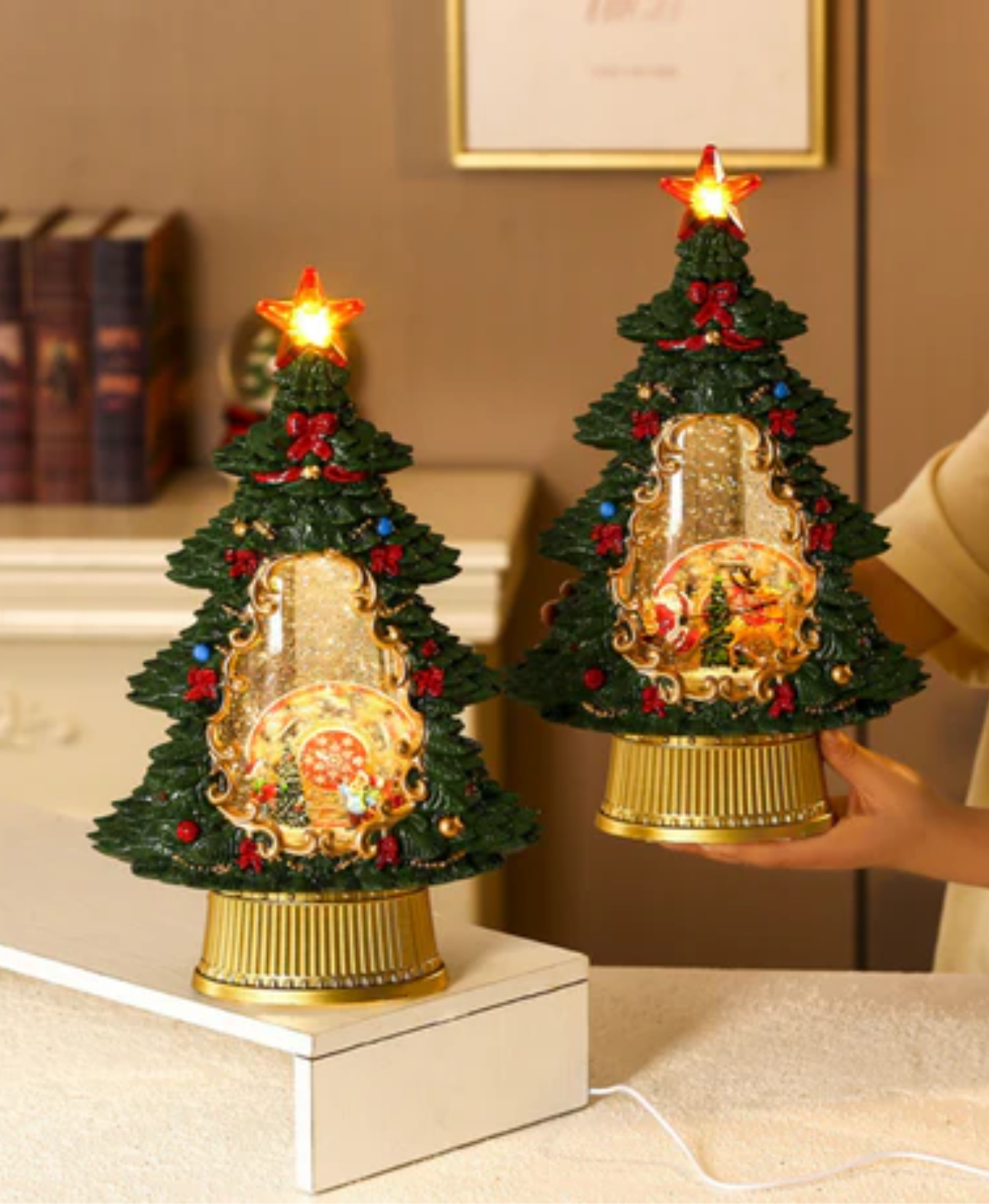 Christmas Tree Holiday Light and Music Box